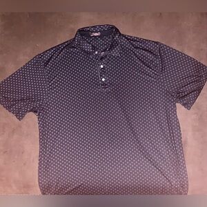 Rafter C, Western polo shirt, L, black and white, Excellent condition.